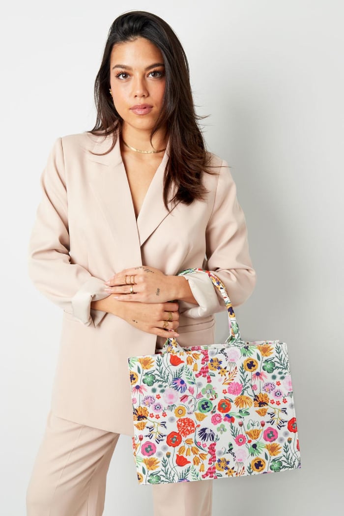 Shopper floral print medium Multi Polyester h5Picture2